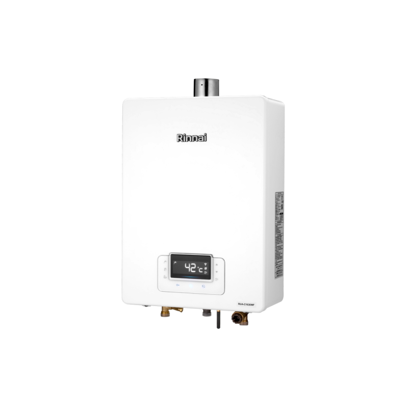 Rinnai 林內 RUA-C1630WF|水量伺服器、台灣製造|16公升 智能控溫熱水器