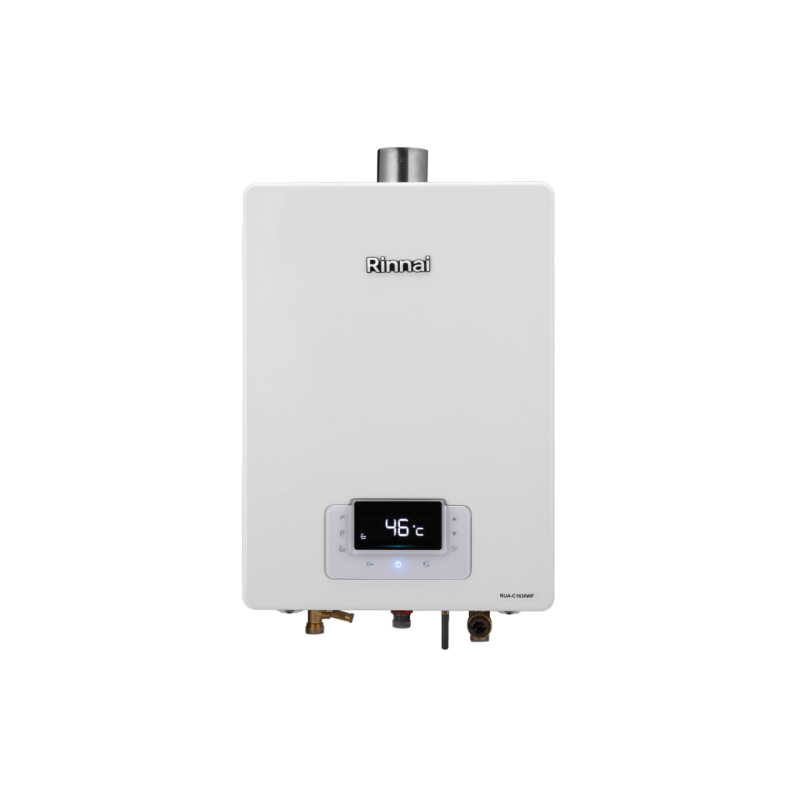 Rinnai 林內 RUA-C1630WF|水量伺服器、台灣製造|16公升 智能控溫熱水器
