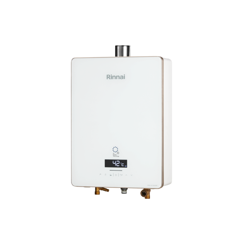 Rinnai 林內 RUA-UC1628WF|水量伺服器|16公升 鏡面款智能控溫熱水器